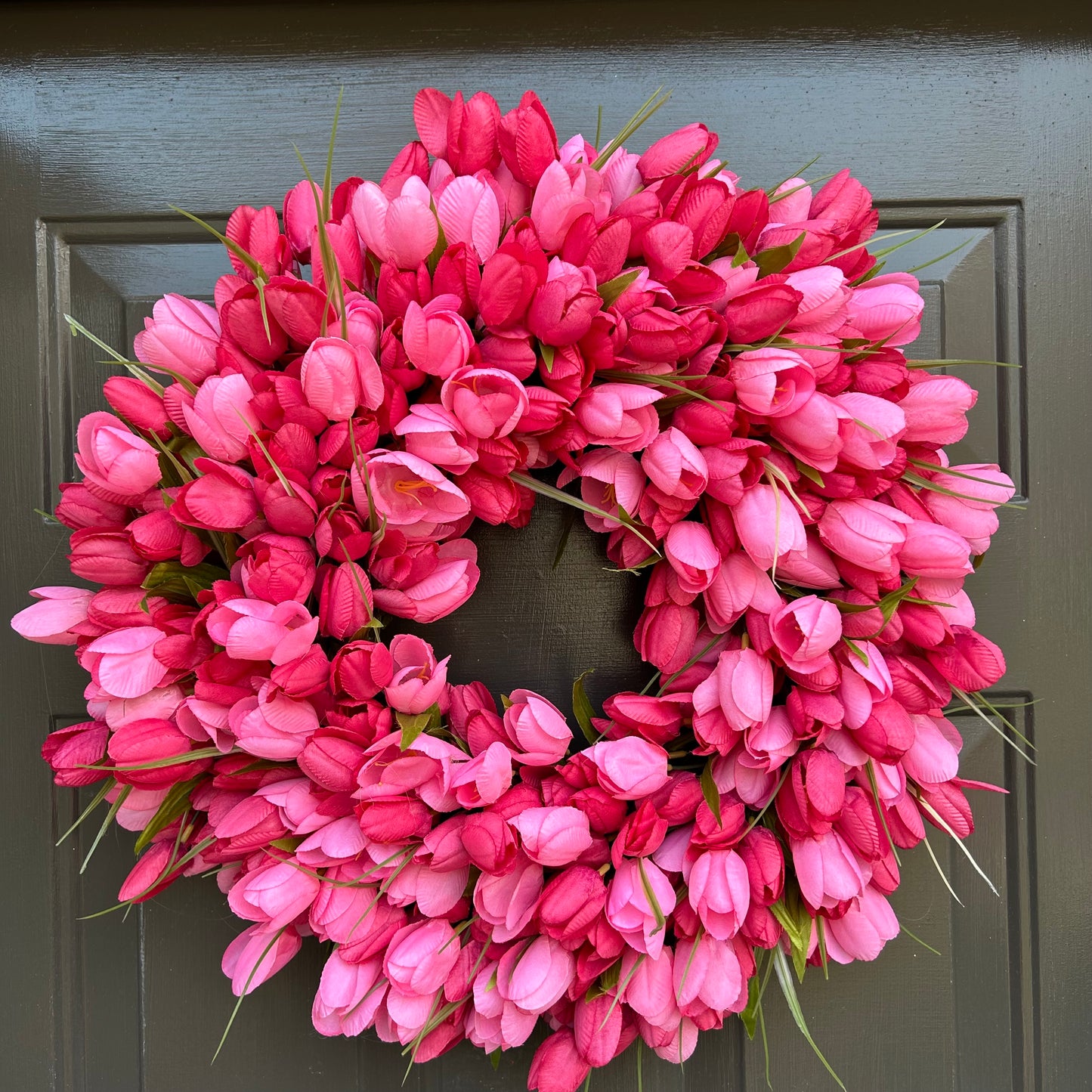 Spring Tulip Wreath