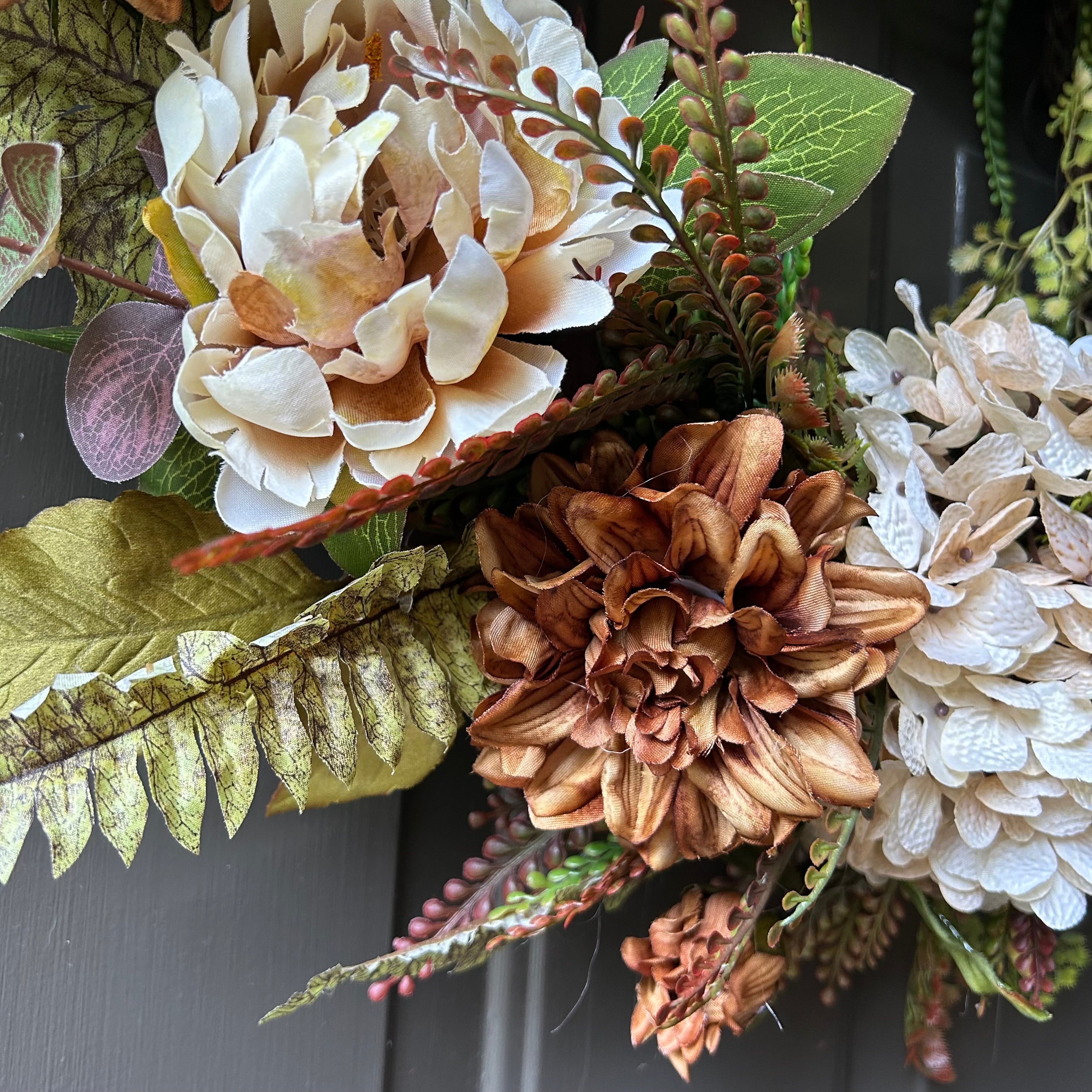 BOHO top neutral fall wreath