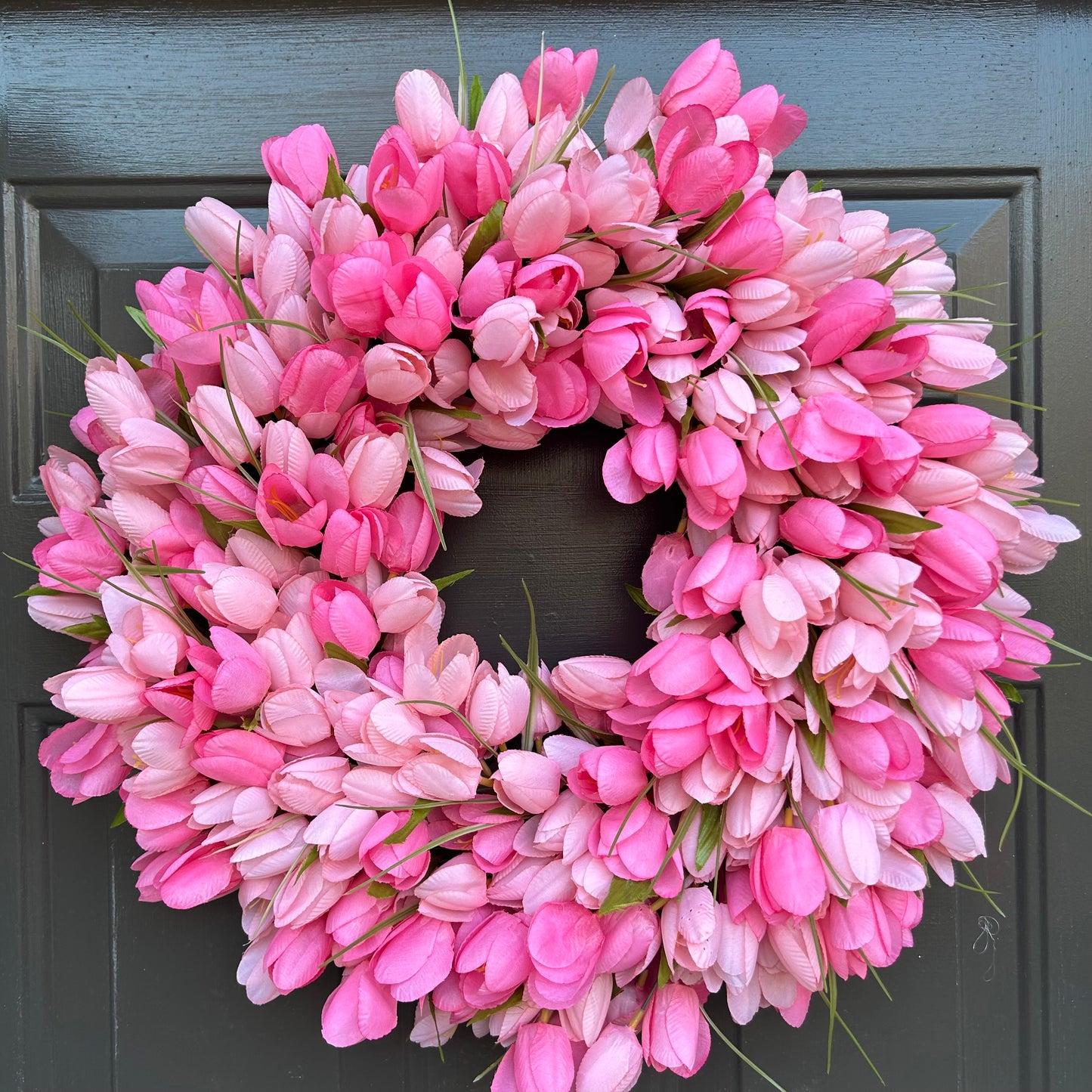 Spring Tulip Wreath