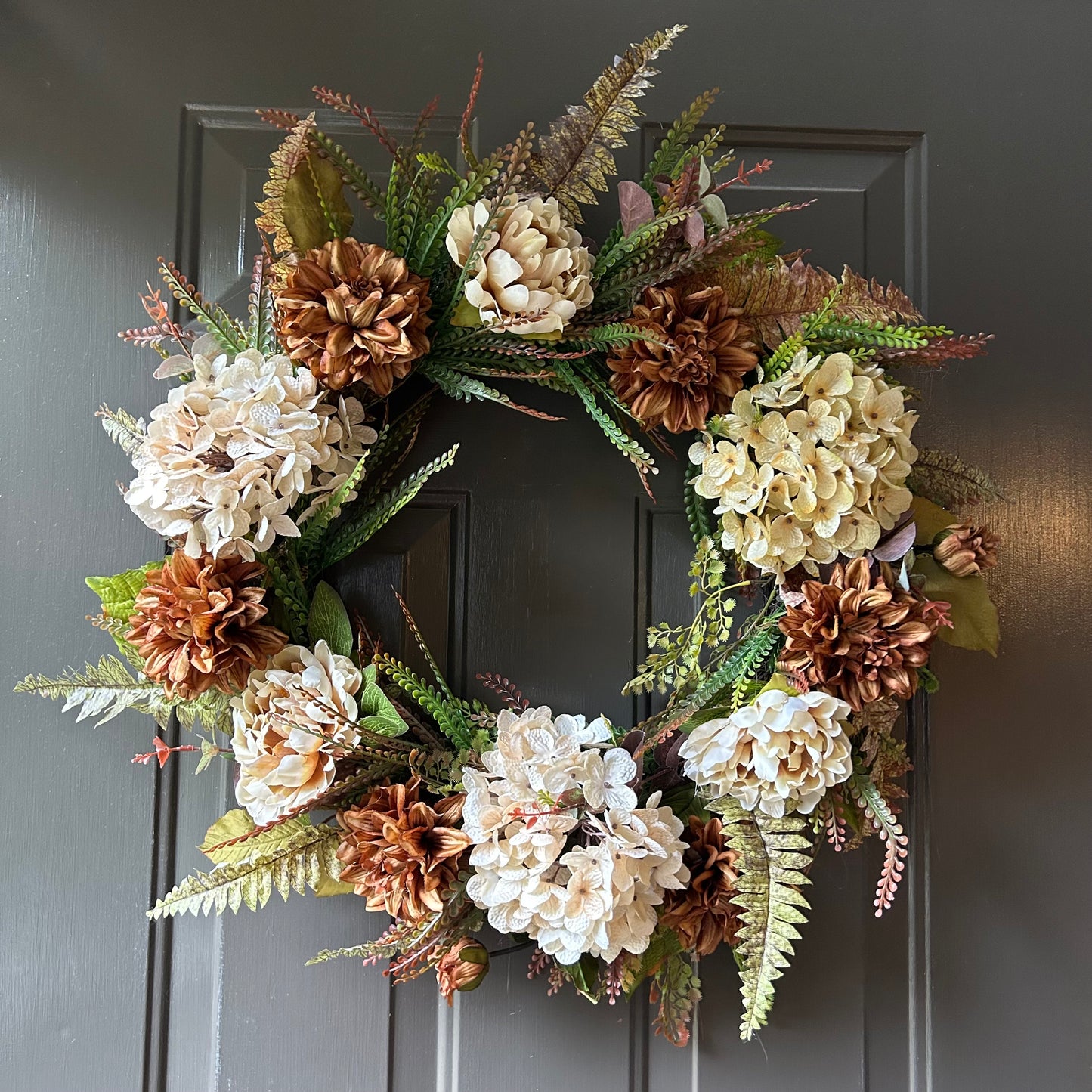 Neutral Boho Fall Wreath