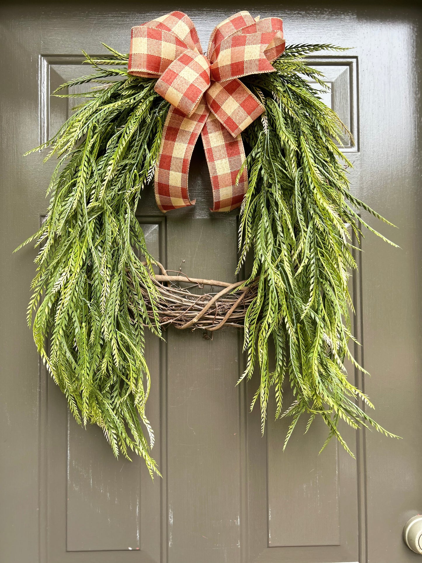 Everyday Sawgrass Wreath (Customizable Bow)