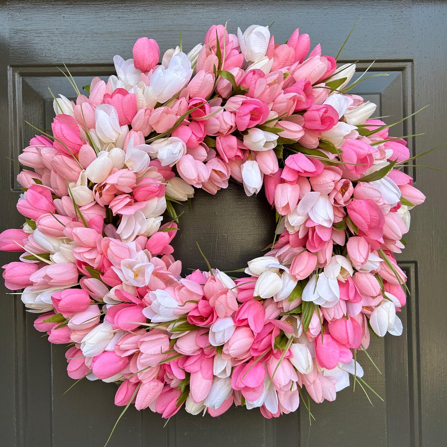 Spring Tulip Wreath